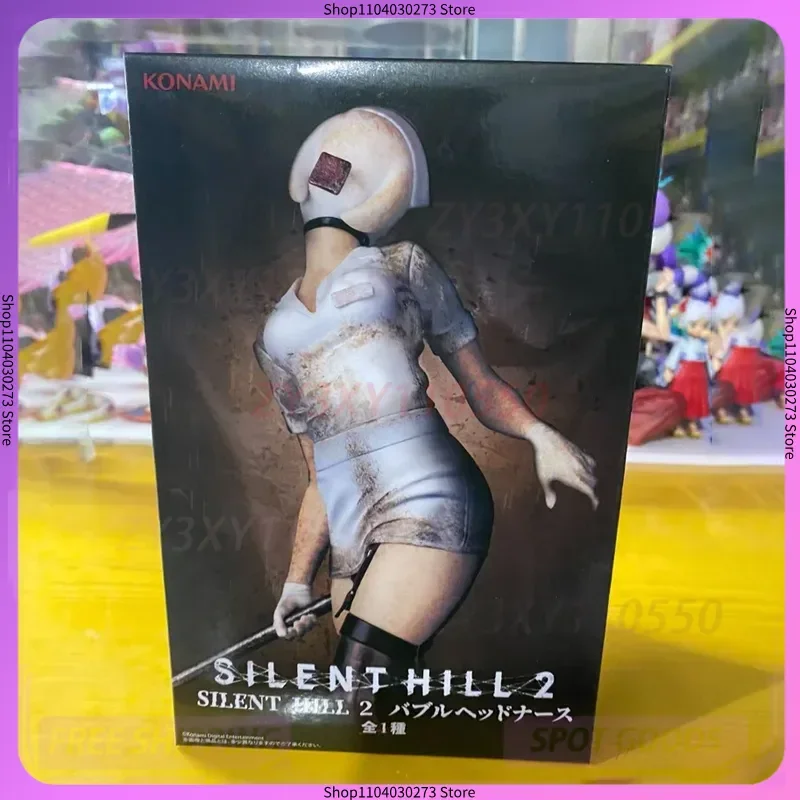 Новые продукты на складе, японская аутентичная Konami Silent Hill, пузырьковая голова, медсестра, красная пирамида, пейзажная фигурка, игрушка, подарок на праздник