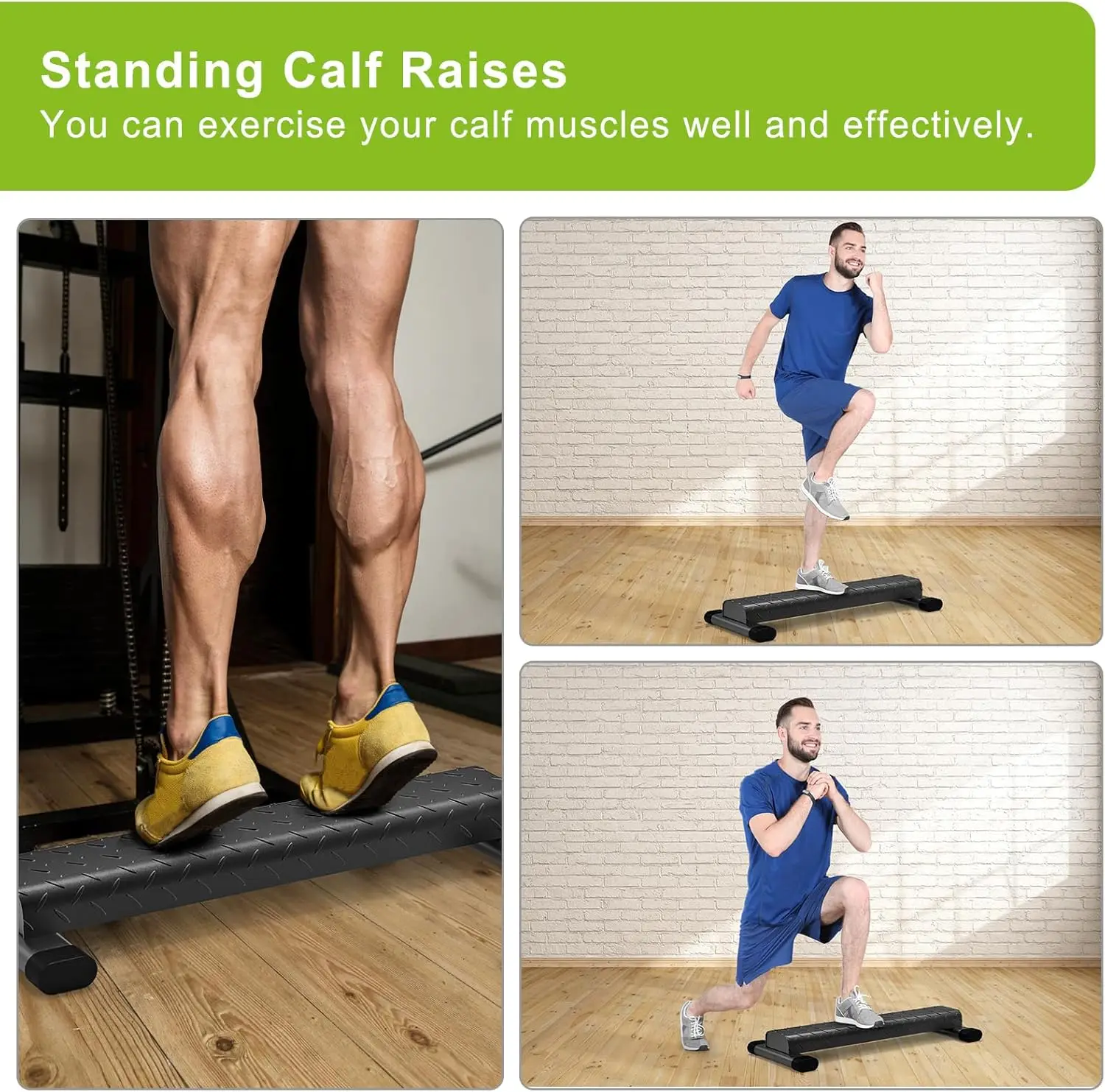 Home Gym Use, Heavy - Duty Steel Material, Silver Color, Anti - Slip Design, Supports up to 800lbs Calf Raise Machine