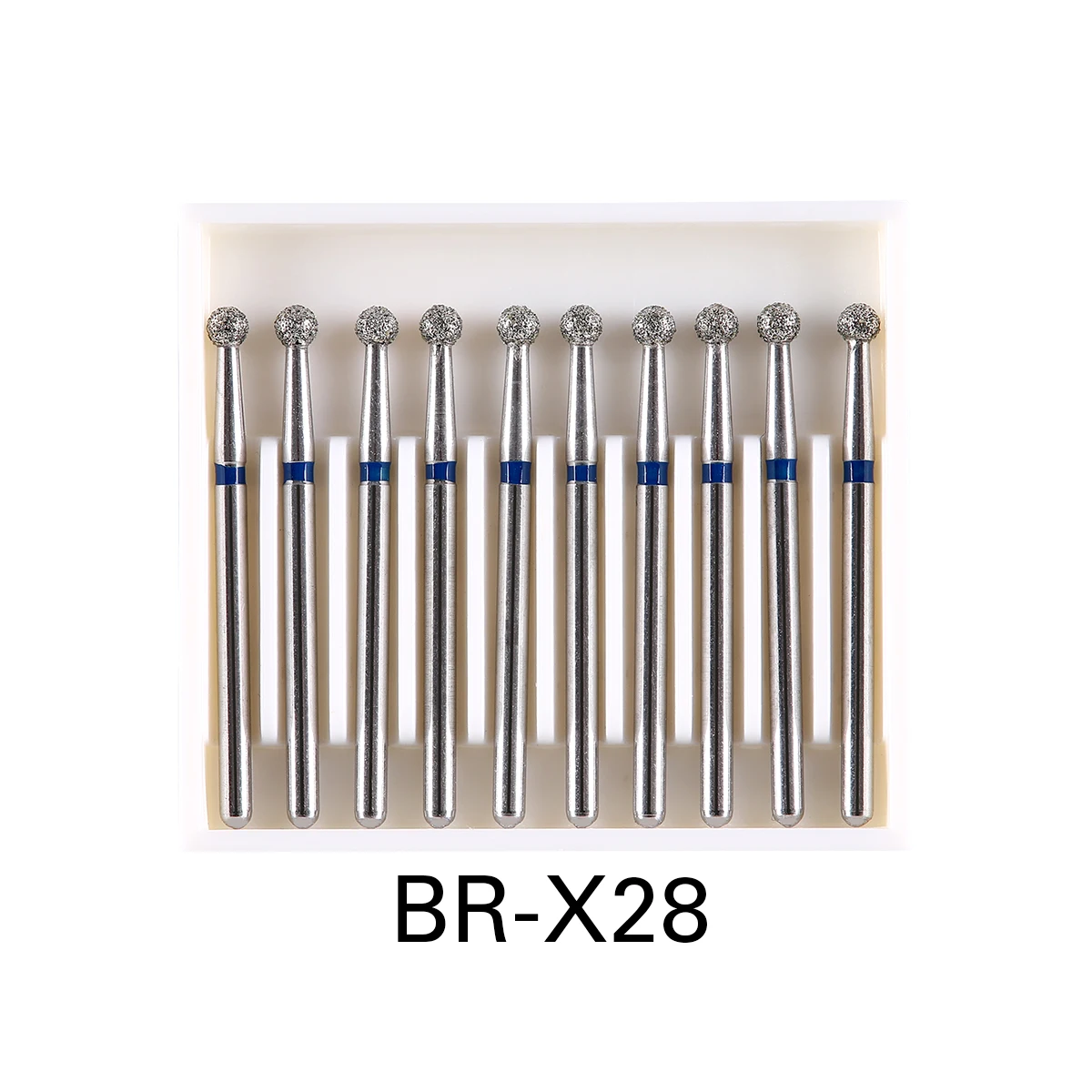 AZDENT 10pcs/box zubní diamant bur 25mm FG XL typ bál kolo vzhled 1.6mm pro vysoký rychlost handpiece