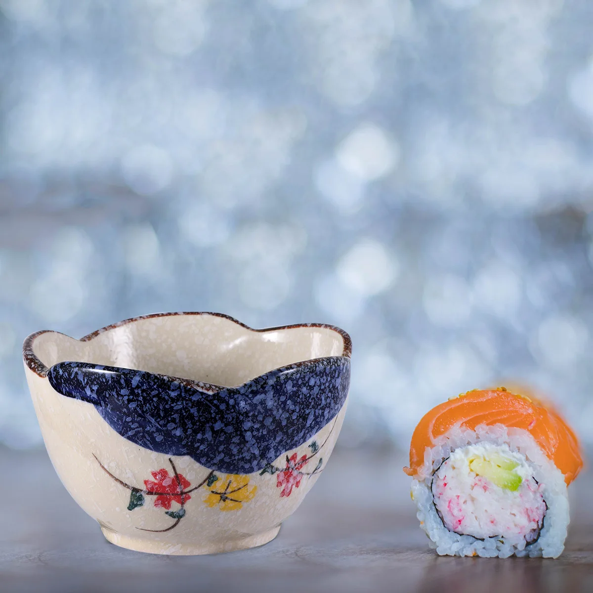 

Высококачественная керамическая миска для лотоса с гладкой оправой, контейнер для еды, рис, салат, лапша, десерт, семейные встречи, керамическая миска