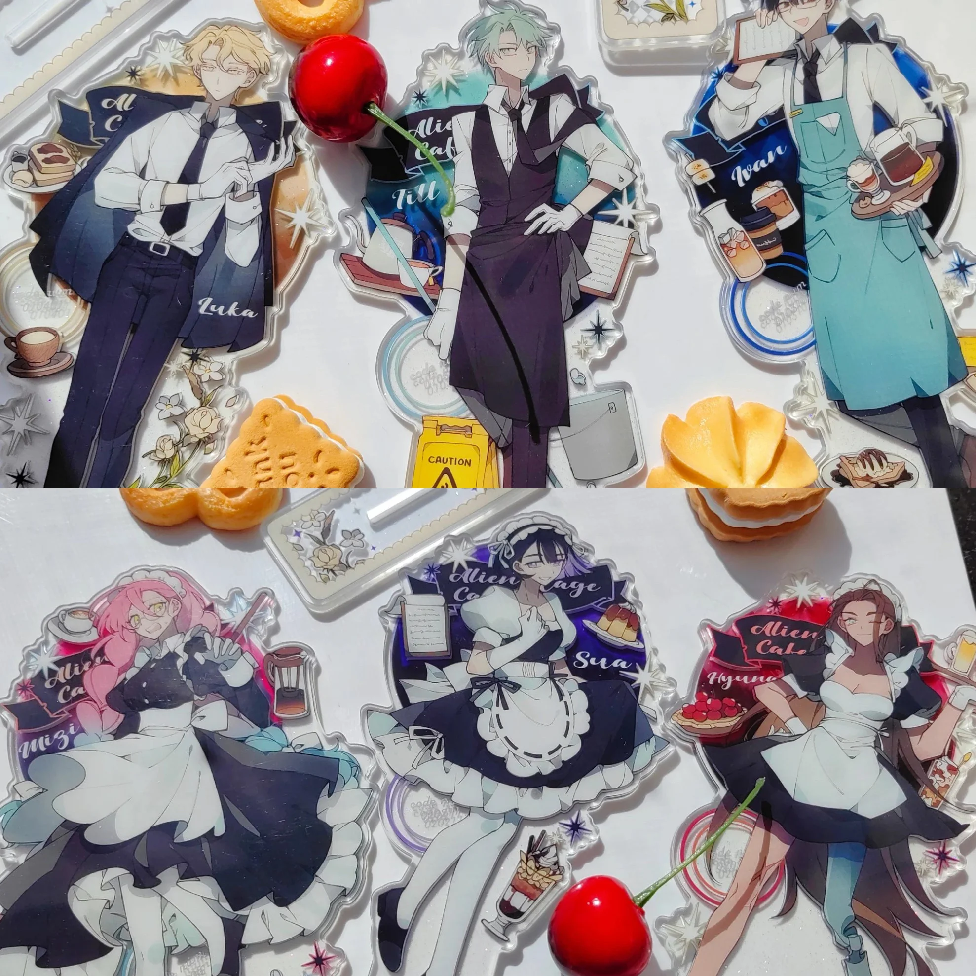 

Alien Stage Ivan,Till,Luka,Sua,Mizi,Hyuna Acrylic Standee Decoration For Collection Six Exquisitely Designed Standees Great Gift