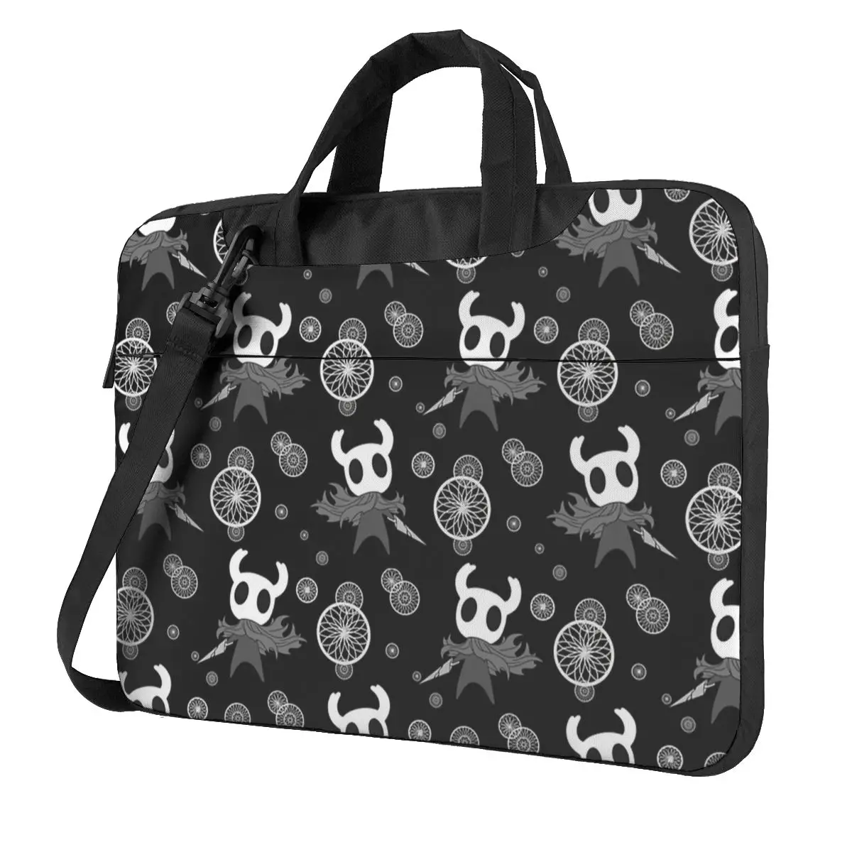 Hollow Knight Pattern Laptop Bag Case Protective Vintage Computer Bag Bicycle Crossbody Laptop Pouch