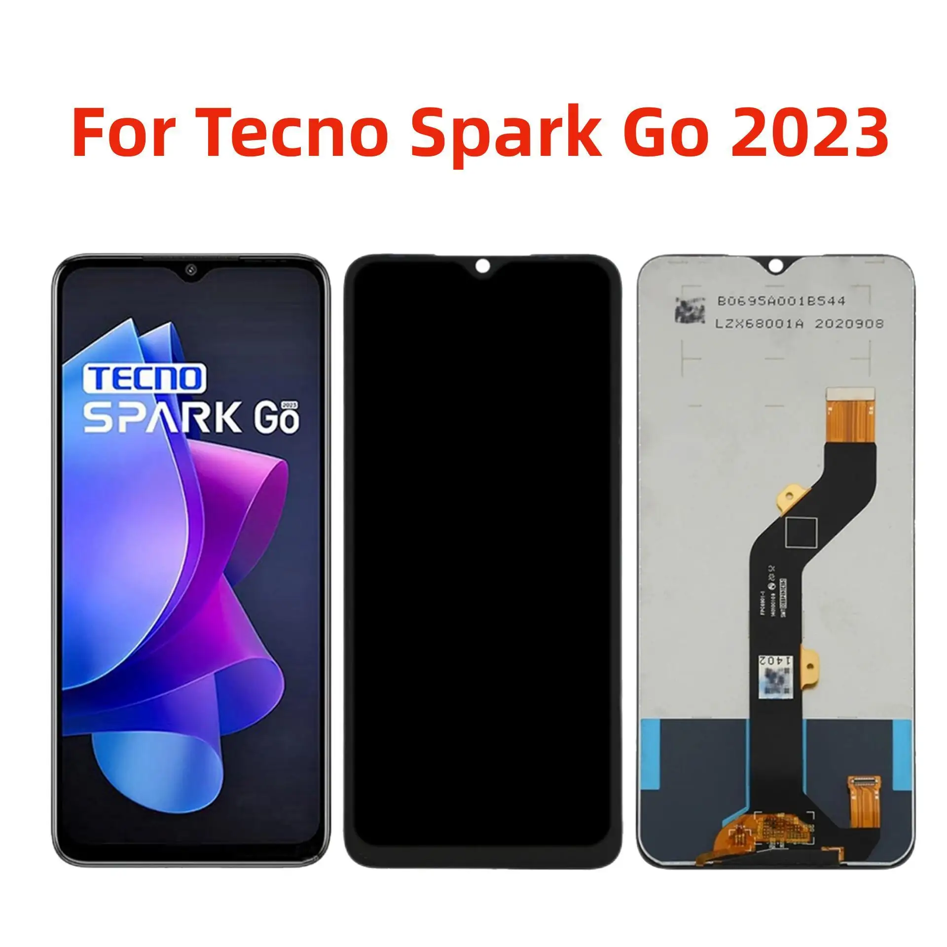 

Original For Tecno Spark Go 2023 LCD Display Touch Screen Digitizer Assembly For Tecno Spark Go 2022 KG5 KG5h LCD