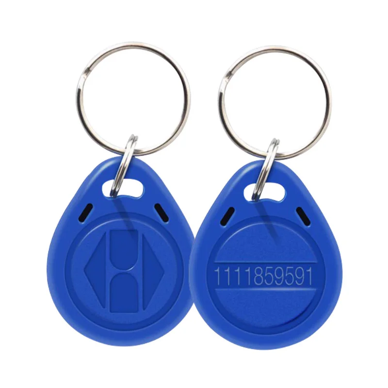 10Pcs RFID Keytags Mifare 13.56MHz 14443A M1 S50 Small Smart IC Key Ring Tag Keyfob Token Nfc Access Control Keycard