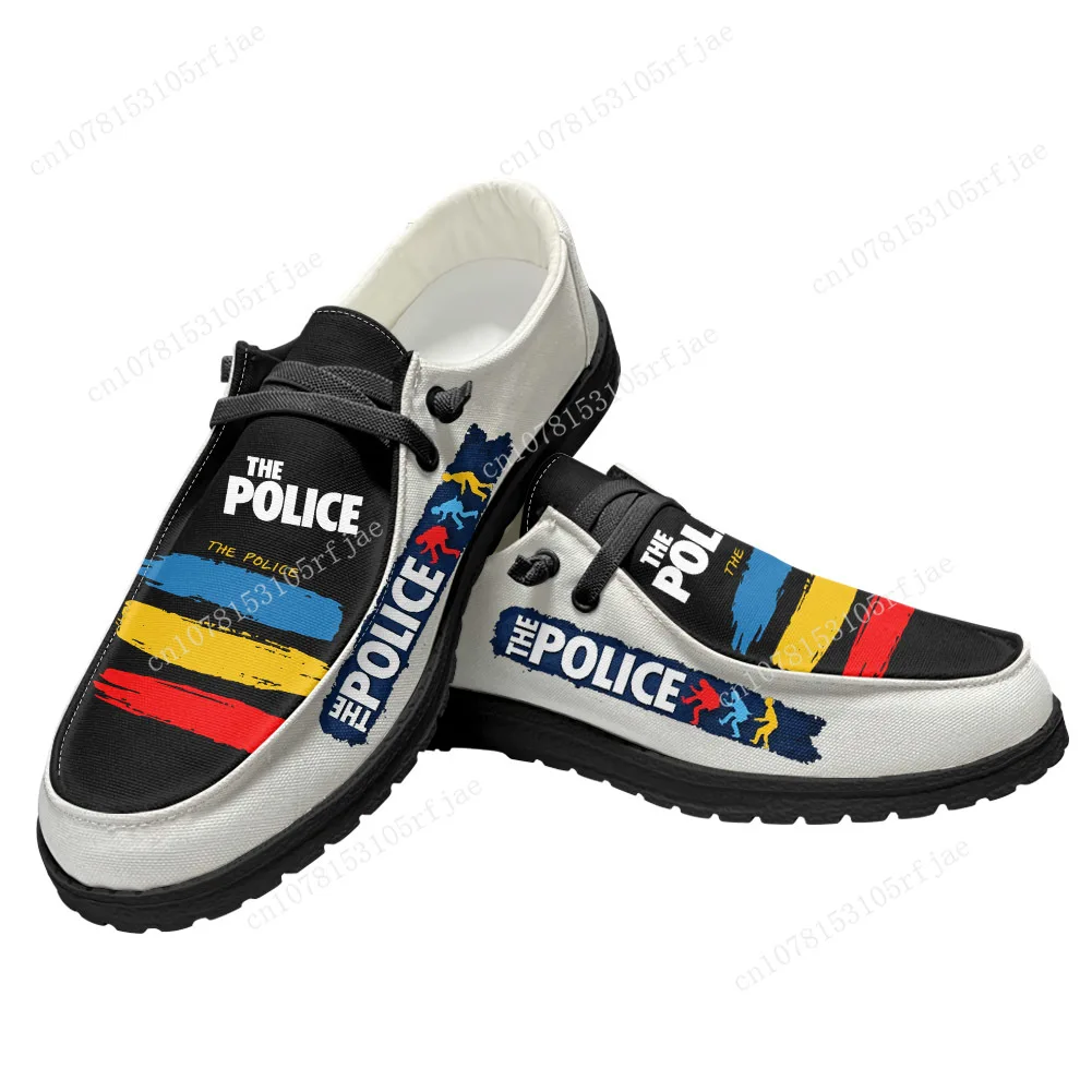 The Police Rock Band New Wave Reggae Rock Scarpe casual Uomo Donna Scarpa piatta Calzature leggere da esterno traspiranti Scarpa da coppia