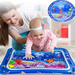 Inflatable Tummy Time Mat PVC Cushion Baby Water Play Mat for Infants Toddlers Baby Education Developing Activity Toys Toys