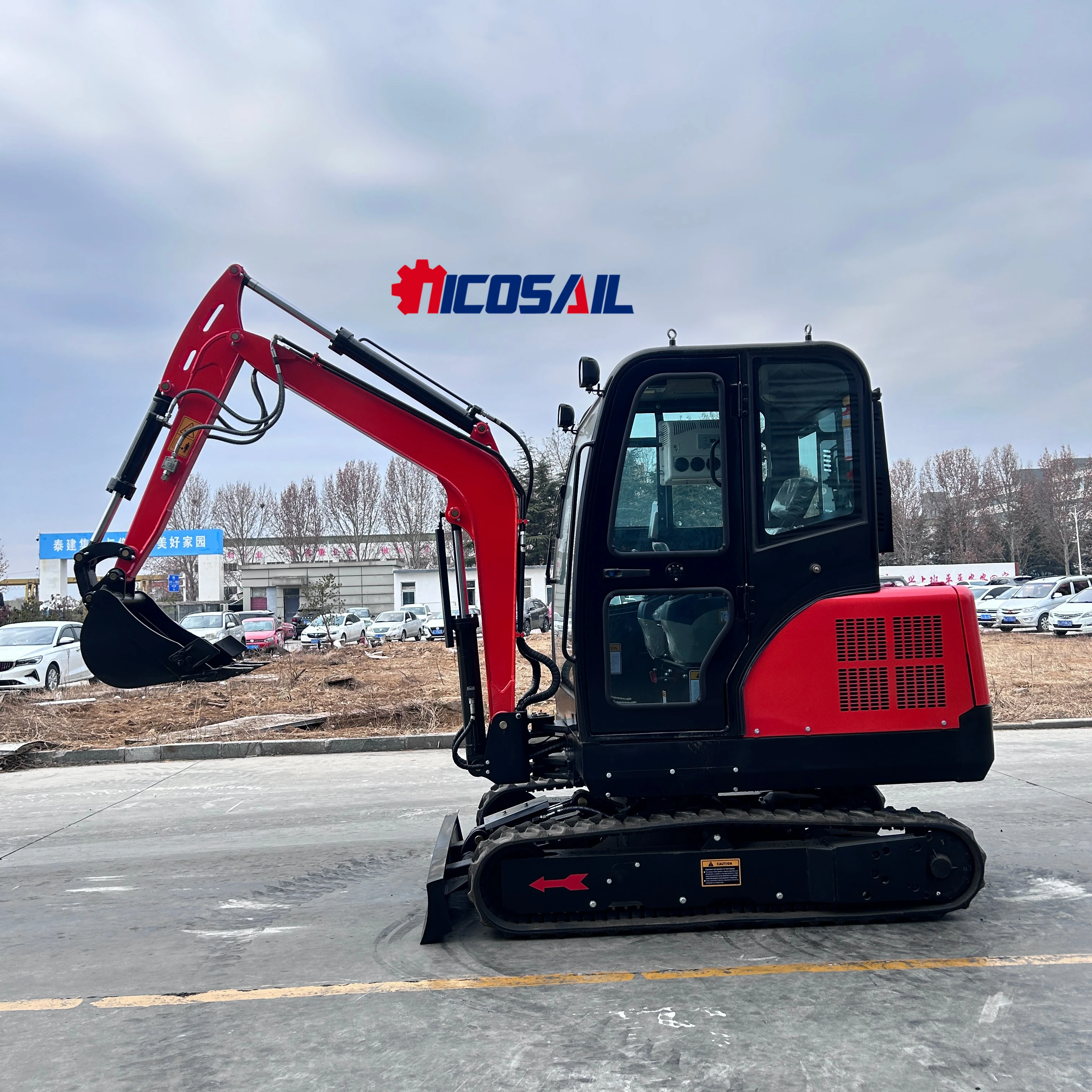 

3000 kg small excavator factory price small excavator crawler small excavator 3-ton with crusher