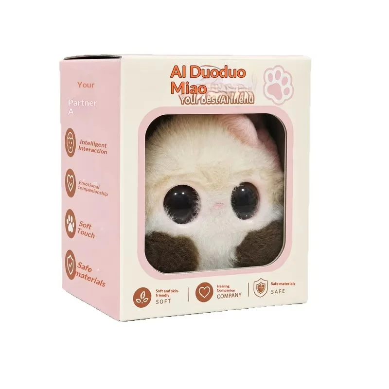 Ai Intelligent Plush Toy Multilingual Interactive Electronic Pet Soft Fluffy Bag Pendant Cute Companion Plush Accompany Doll