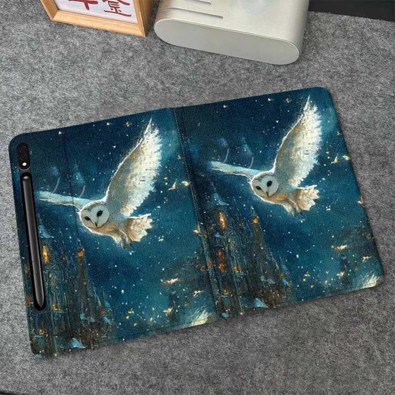 

Owl Bird Popular Gift For Samsung Galaxy Tab S6 S7 S8 S9 S10 FE Plus Lite Soft Flexible Support Tablet Case