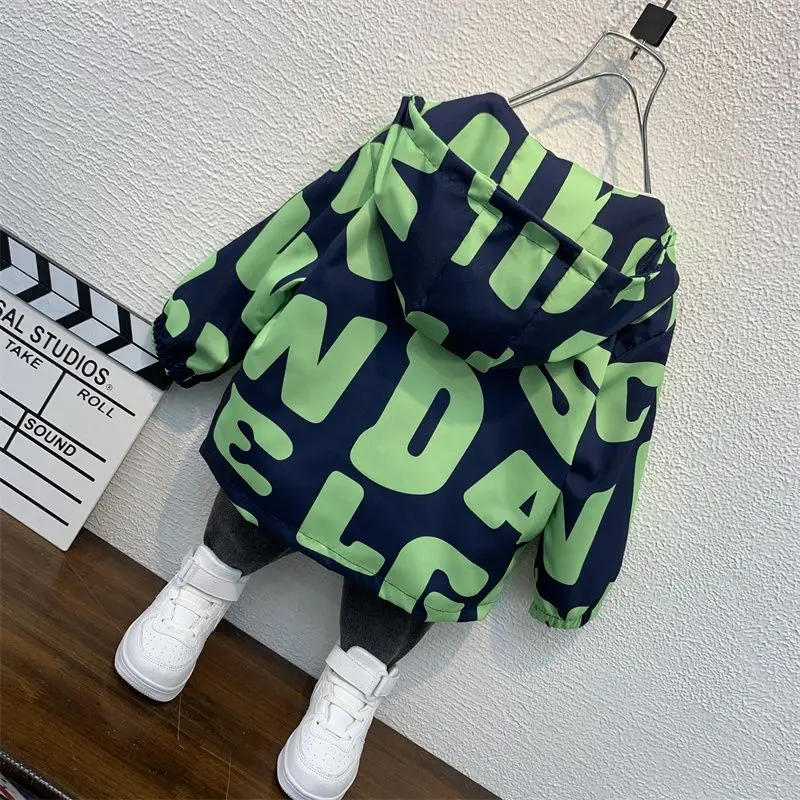 

Children's Clothing Boys' Spring and Autumn Coat 2023 New Baby's Top Fashion Kids' Jacket Boys' Trench Coat