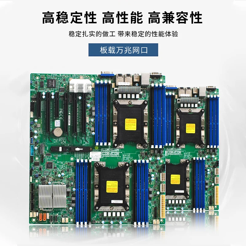 Supermicro X11DPI-NT X11DPI-N Dual Socket LGA3647 Server Motherboard C621 10GbE DDR4 ECC