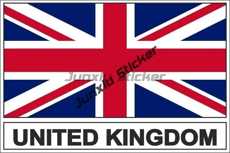 The United Kingdom of Great Britain and Northern Ireland Decals England UK GB Flag Winged Skeleton Stickers United Kingdom Decal