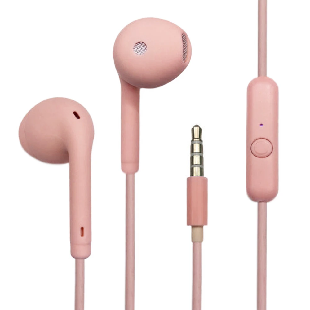Multi-function 3.5MM Wired Earphones Headphones in Ear With Mic Sports Music Earduds Handfree Headsets For Xiaomi Samsung Huawei