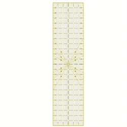 Universal ruler 60 x 15 centimeters, patchwork quilt, rotary cutting ruler, precise sewing and cutting