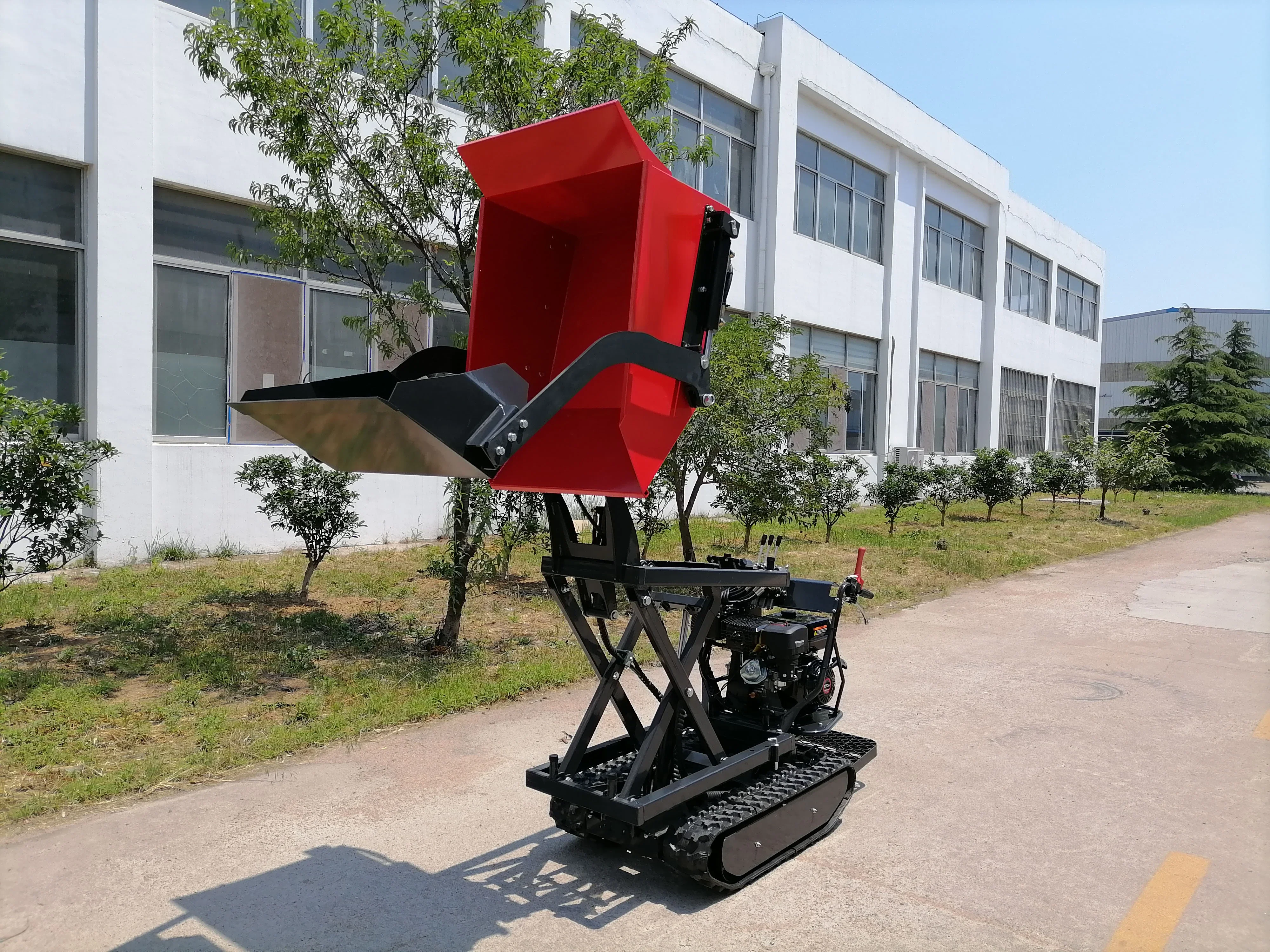 500kg Loading Capacity Trolley Hydraulic Crawler Mini Dumper