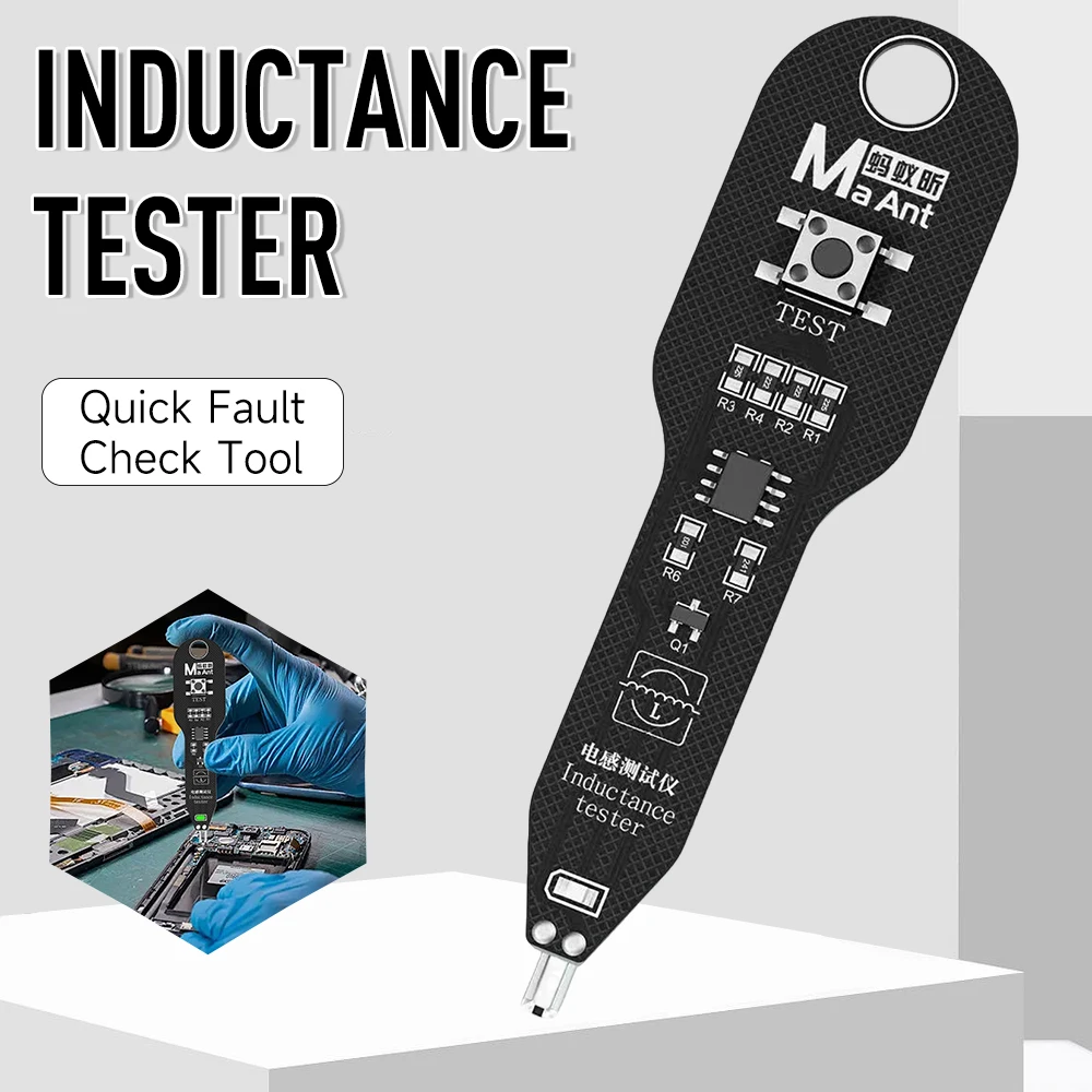 

Inductance Tester High Precision Electromagnetic Induction Instrument Inductor Detector Repair Mobile Phone Motherboard
