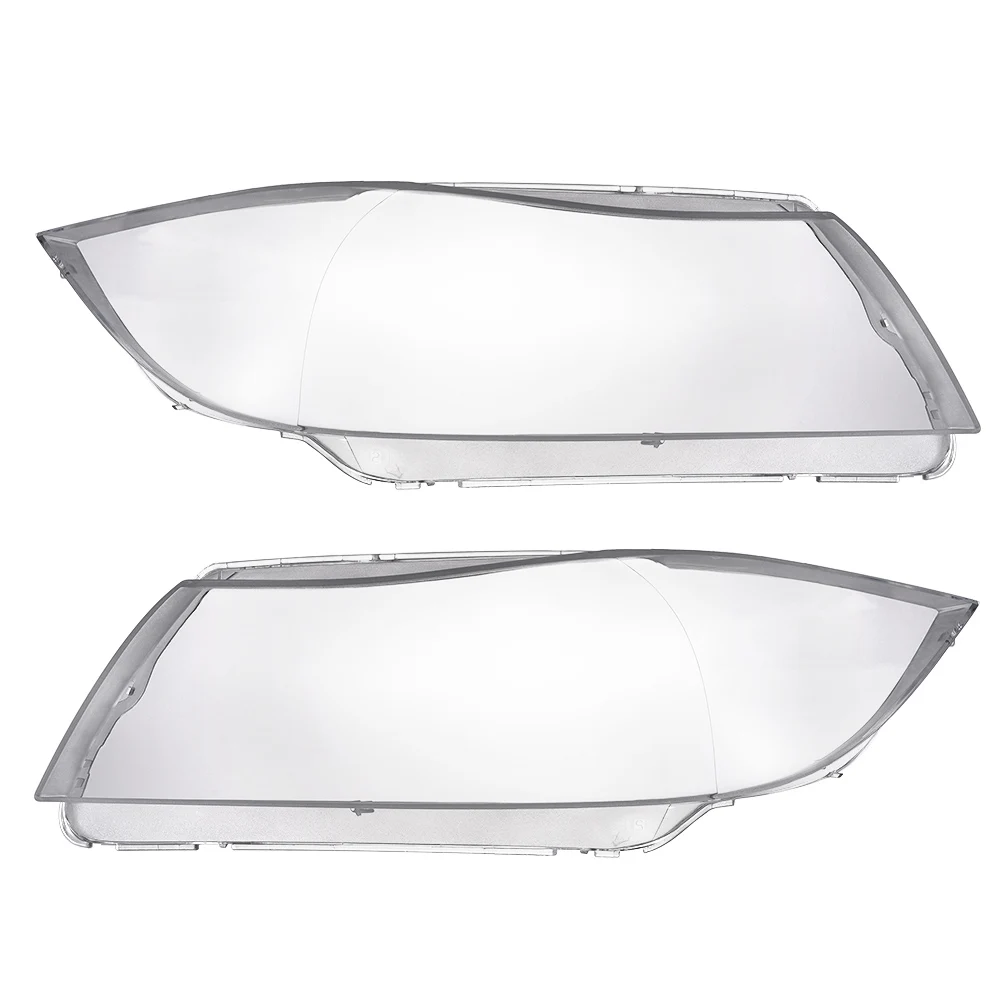 Car Headlight Cover Front for BMW 3 Series E90 Headlamp Cover 2005-2012 Model BMW 318 320 325 328 335 [Low-end Lenseless Model] view 6