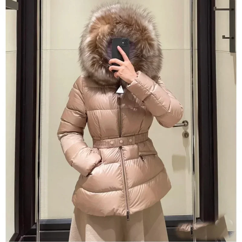 Moncl*r Women\'s Winter Down Jacket Thick Zipper Best Down Jackets 90 Goose Down Fashion Leisure Winter Coat Female Winter Coats