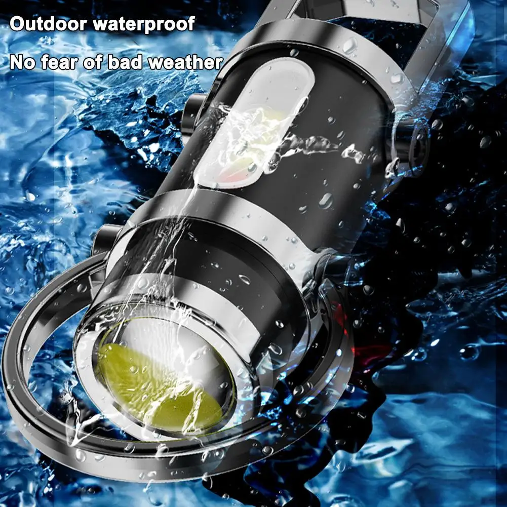 سلسلة مفاتيح محمولة متعددة الوظائف مصباح يدوي للطوارئ في الهواء الطلق مصباح يدوي صغير طاقة متنقلة للتخييم في الهواء الطلق والمشي لمسافات طويلة #3