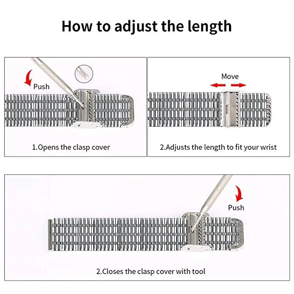 حزام جديد من الفولاذ المقاوم للصدأ لساعة Xiaomi Mi Band 9 Pro/Mi Band 8 Pro حلقة معصم شبكية لاستبدال ساعة Redmi 5/4 #4