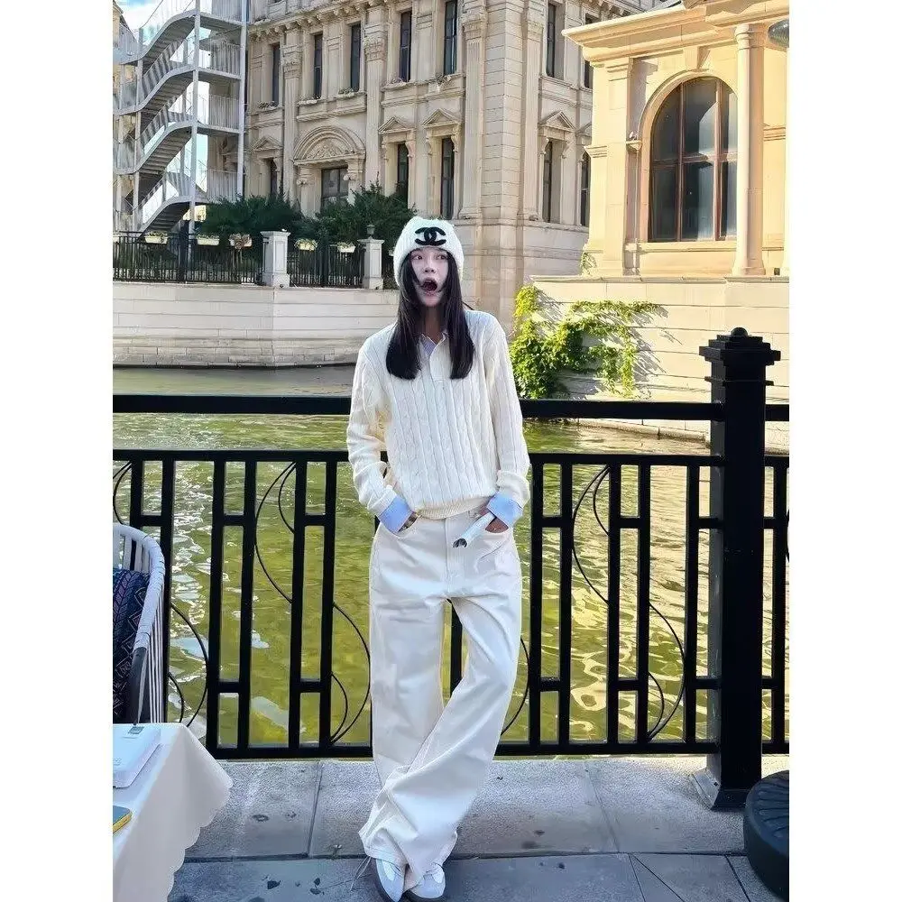 

American Sle V-Ne Knitted Sweater Cardigan Men's Color Casual Loose Fit Winter Outerwear Polyester Fiber