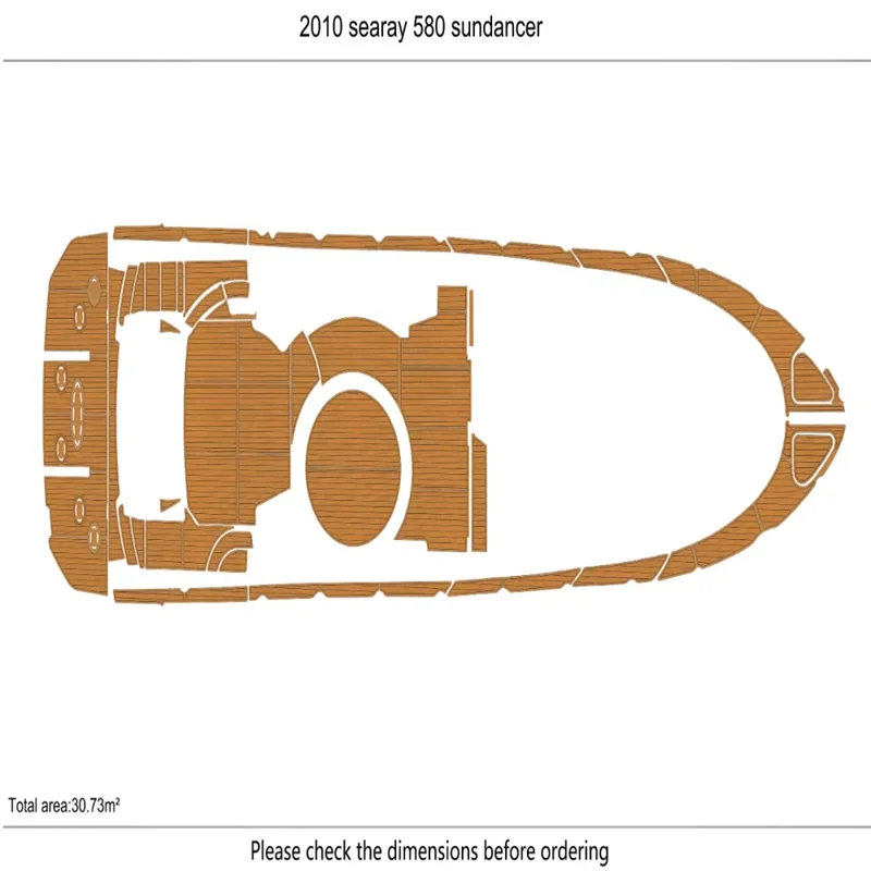 2010-2015 sea ray 580 sundancer Cockpit Swim platform bow 1/4