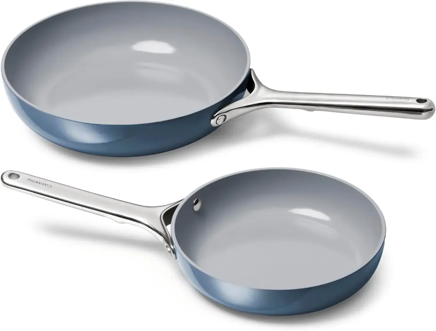 

Fry Pan Duo - Nonstick Ceramic Frying Pan (8" & 10.5”) - Non Toxic, PTFE & PFOA Free - Oven Safe & Compatible with All Stovetops