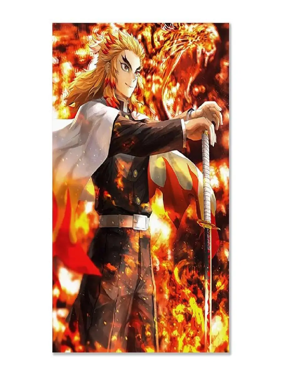 Anime Demon Slayer Role Poster  Giyu Tomioka Rengoku Shinobu Kocho  Wall Art Canvas Prints for Living Room Home Decor  Stylish A