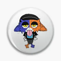 Meow Skulls Bleh Soft Button Pin Fashion Cute Badge Metal Clothes Creative Hat Funny Decor Women Collar Lapel Pin Brooch