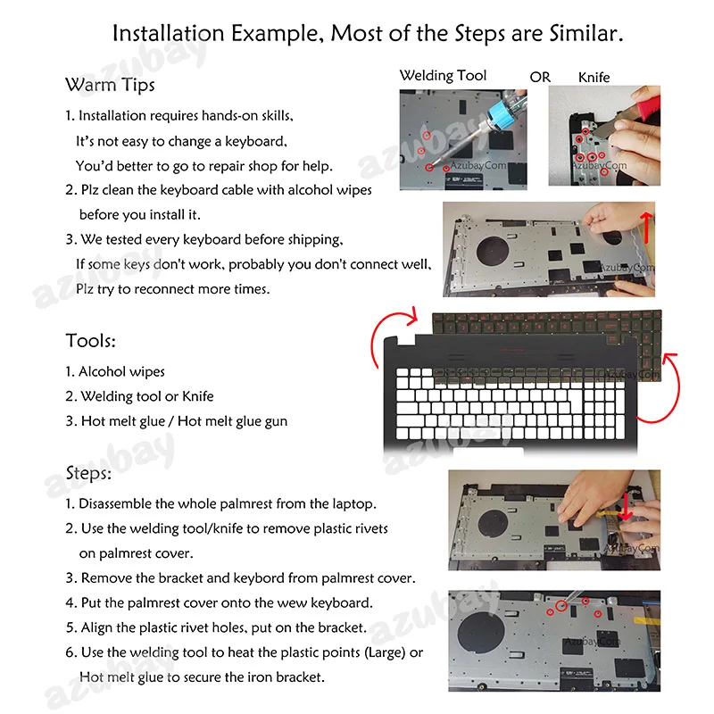 US Russian Keyboard For MSI CreatorPro Z16 HX Studio B13V B13VJTO B13VKTO / Z17 HX Studio A13V A13VJT A13VKT Per-Key RGB Backlit