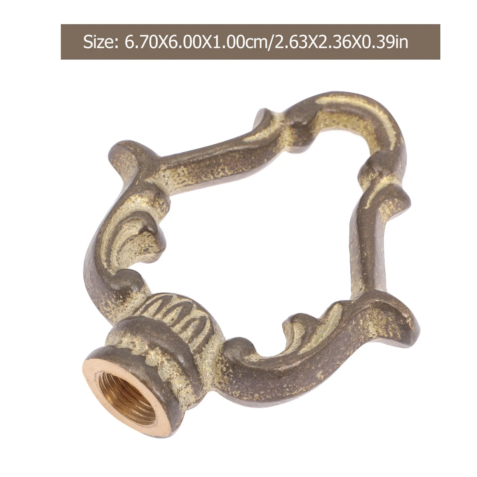 Heavy Duty Copper Ceiling Hook Solid Iron Hanging Ring Hook for Chandelier Lantern Planter Lighting Accessories