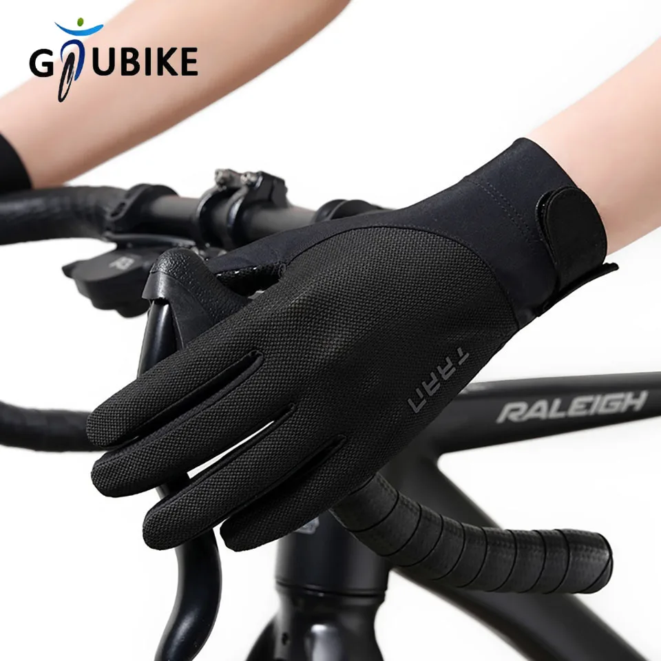AliExpress GTUBIKE Fishing Gloves Ice Silk Touchscreen Non-Slip UV Protection Gloves Men Women Cycling Summer Motorcycle Elastic Gloves