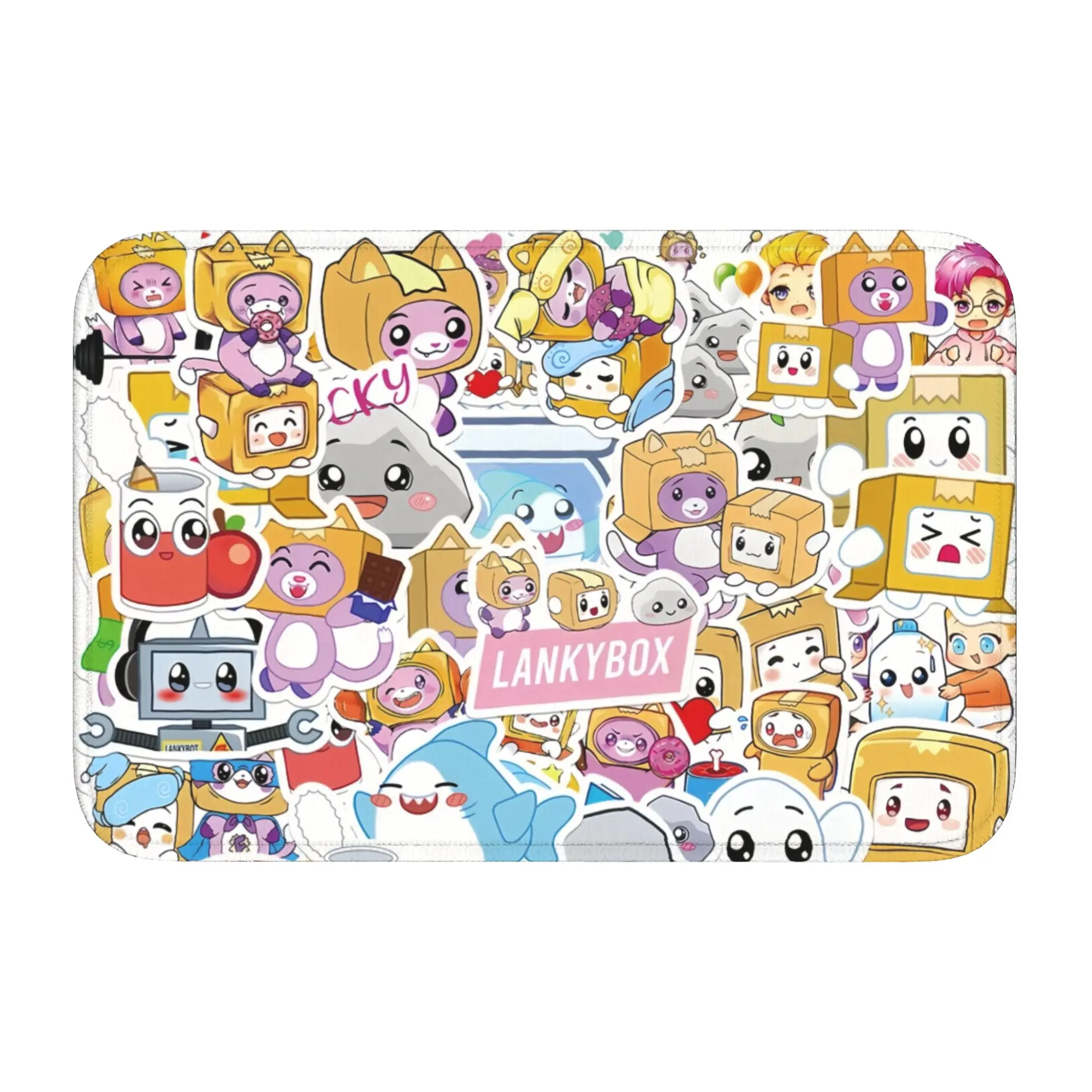 Custom Game Lanky Box Fashion Anime Cartoon  Doormat Non-Slip Kitchen Bath Mat Garden Garage Floor Door Entrance Carpet Rug