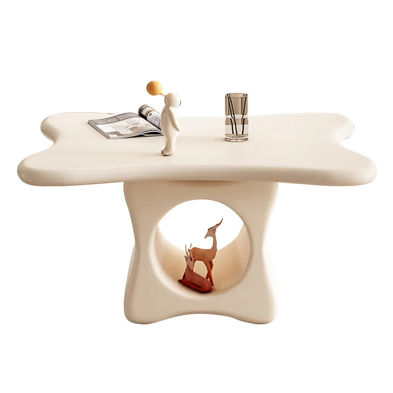 

Cream wind creative cloud coffee table living room home simple special-shaped tea table