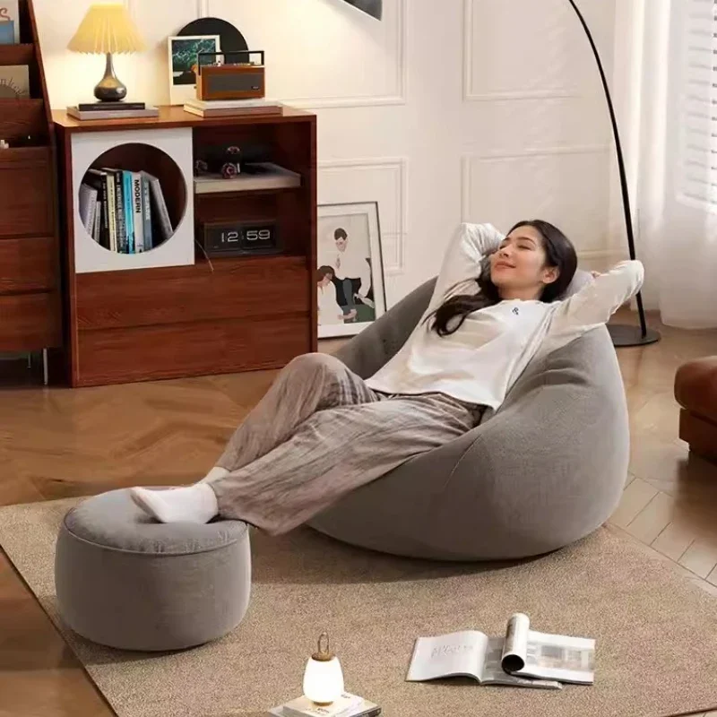 Modular Floor Bean Bag Sofas Cushion Sleeping Function Corner Bean Bag Sofas Compression Convertible Muebles Nordic Furniture