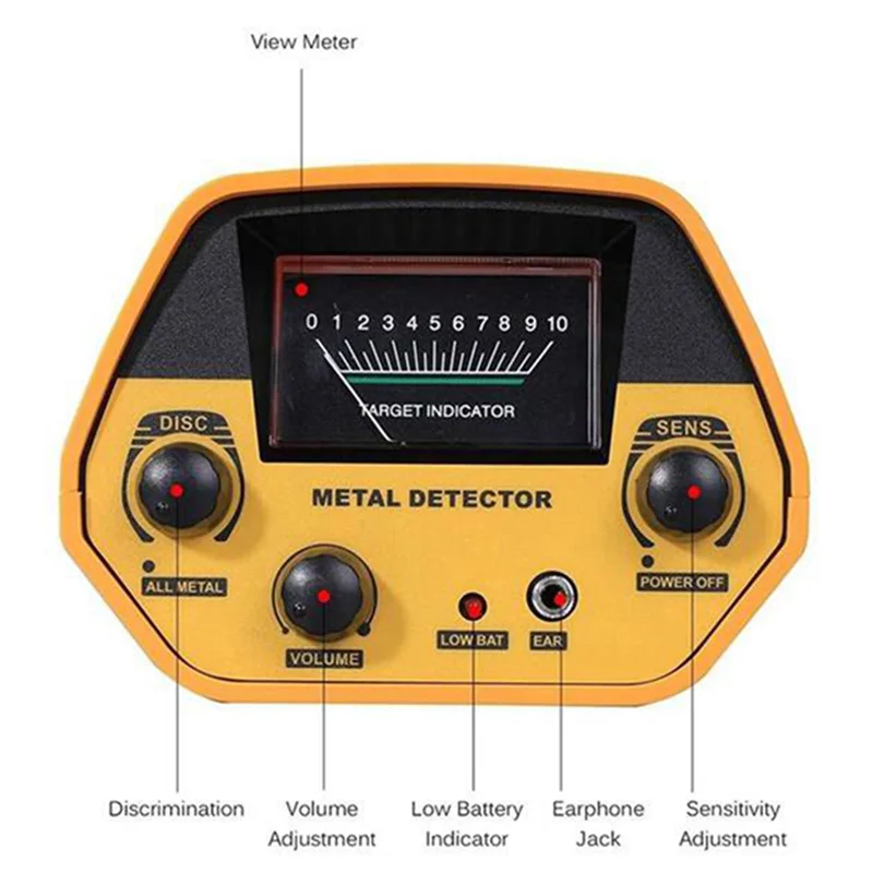 Detektor Logam AA84 GTX5030 Detektor Logam GTX5030 Alat Pendeteksi Pencari Emas Bawah Tanah