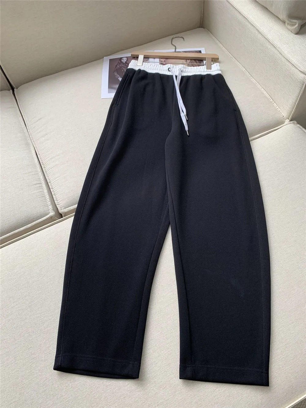 Women\'s Elastic Waist Casual Pants  Wide Leg Sweatpants High Quality B*C Spring and Summer