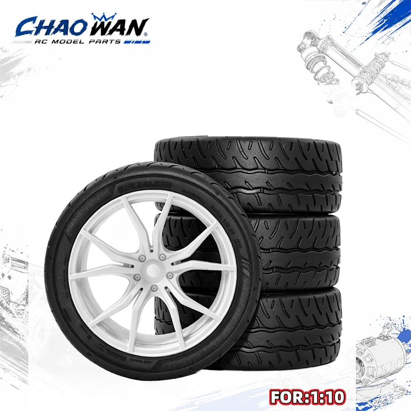 1/10 RC Rally Rubber Tires Universal for MST XV02 Tamiya TT01 Kyosho HPI Sakura YOKOMO Electric Touring RC Car Upgrade Replaceme