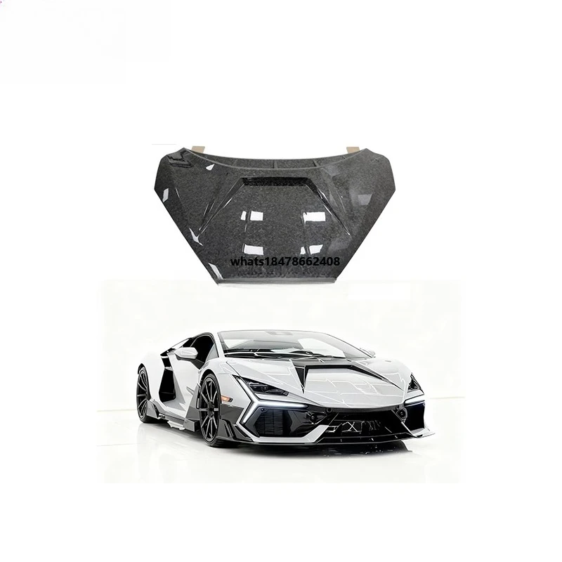 MSY Style Dry Carbon Forged Carbon Aero Body Kit Front Hood Bonnet for Revuelto