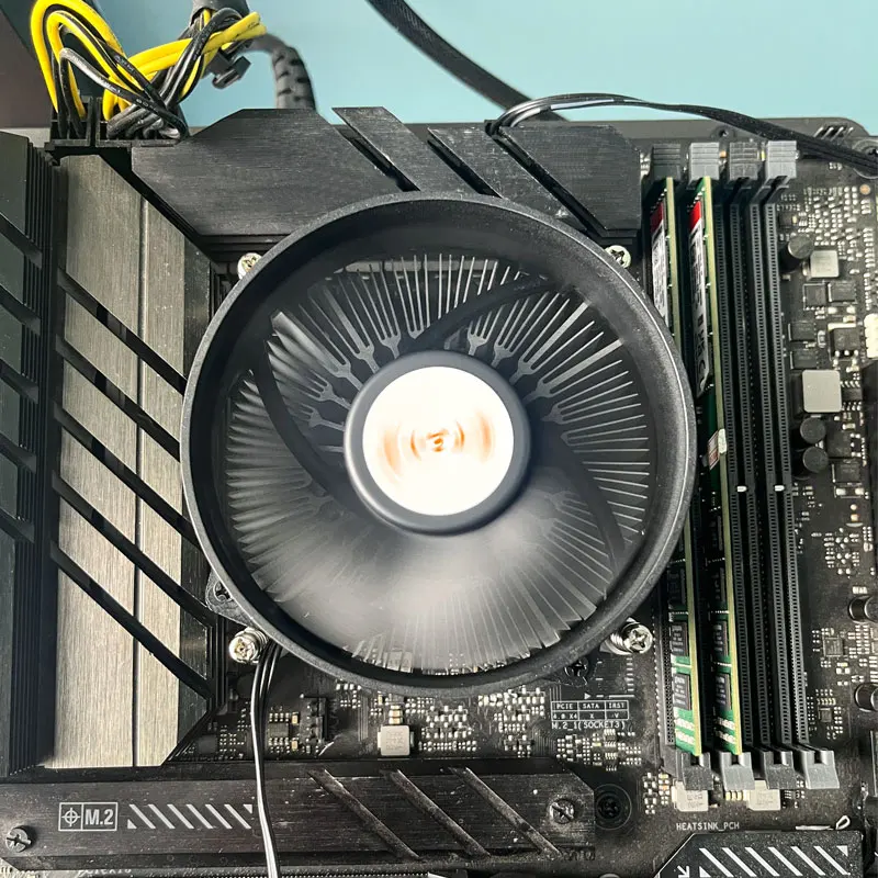 CPU Air Cooler 4PIN PWM/3PIN PC Processors CPU Cooler Aluminium Radiator for Intel 1150/1151/1155/1156 Ventilador