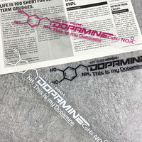 1PC DOPAMINE Motorcycle Sticker Waterproof Durable Motorbike Fuel Tank Electric Scooter Cover Scratch Decorative Vinyl Decal