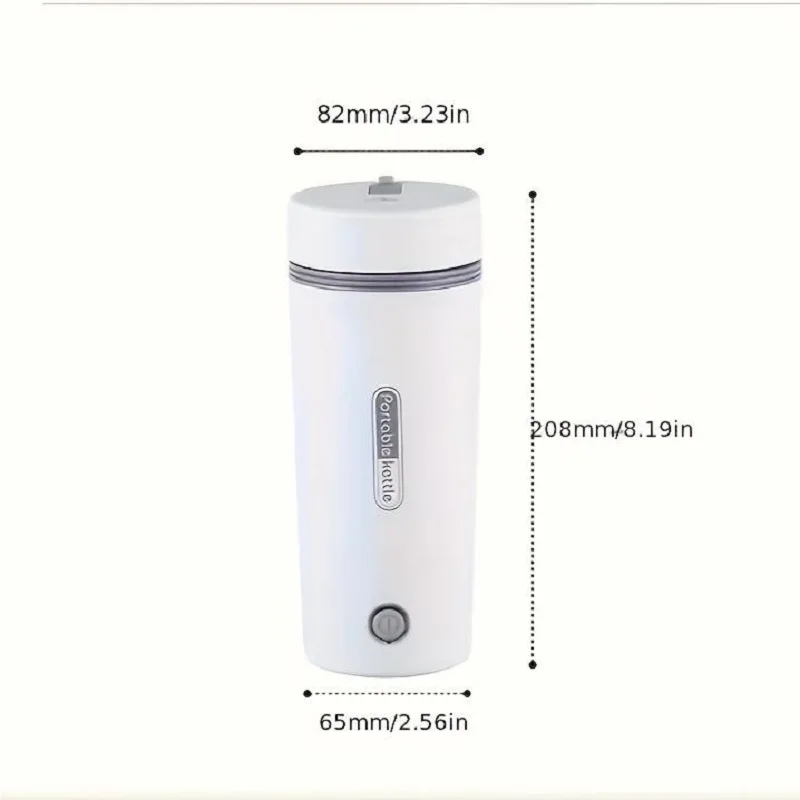 1PC exquisite electric hot water cup, sealed portable inverted leak-free, fast boiling design exquisite, home, business, travel,