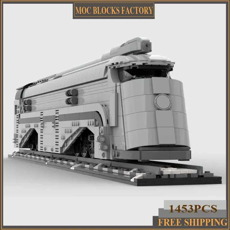 

Технические Moc Bricks Train Series Модель Вечный двигатель Модульные строительные блоки Подарки Игрушки для детей Наборы для самостоятельной сборки