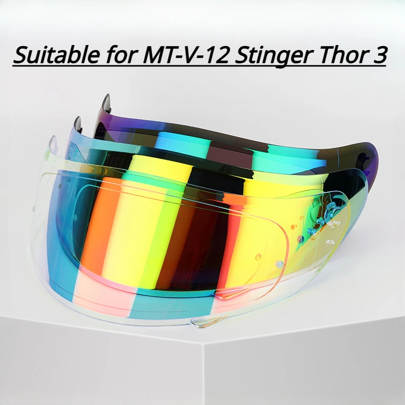 

MT-V-12 Stinger Thor 3 Motorcycle Helmet Visor, Helmet Lens, Windshield, Motorcycle Helmet Accessories