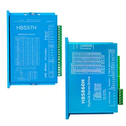 HBS86H closed loop servo motor driver HBS860H hybrid step servo drive with RS232 port HBS57H