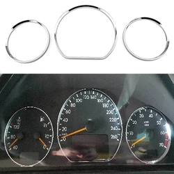 3Pcs Gauge Dial Dash Cluster Rings Dashboard Cover Bezel Trim For Mercedes Benz W210 W208 2000-2002 Accessories Parts