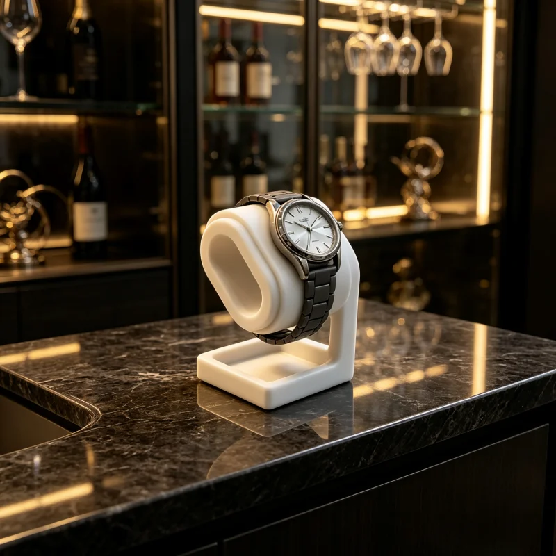 suporte-elegante-e-luxuoso-para-armazenamento-e-exibicao-de-relogios-branco-fosco-com-acabamento-suave-e-delicado-base-quadrada-estavel-bandeja-em-forma-de-u-estrutura-integrada-para-estabilidade-e-durabilidade-tons-de-cores-neutras-para-uma-aparencia-de-alto-padrao-resistente-a-arranhoes-e-redutor-de-desgaste-design-de-mesa-compacto-e-que-economiza-espaco-adequado-para-mesas-de-maquiagem-quartos-escritorios-entradas-e-multiplos-ambientes-dupla-finalidade-para-decoracao-e-armazenamento-em-casa-novo-item-da-moda-em-alta-um-presente-de-alto-padrao-para-entusiastas-de-relogios