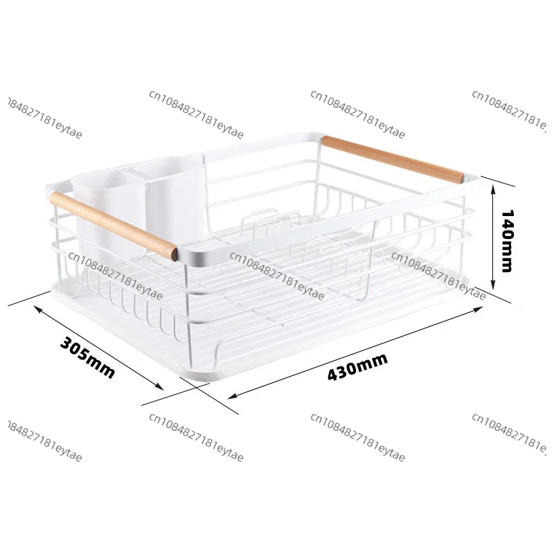 1-tier-kitchen-plate-cutlery-stand-dish-drying-rack-holder-with-drip-tray-sink-chopsticks-multipurpose-stacking-minimalist