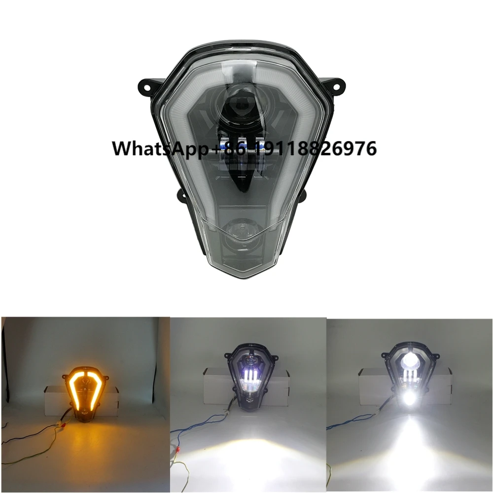 

Motorcycle Daylight Running Light LED Headlight Turn Signal for 125 200 250 390 2011-2016