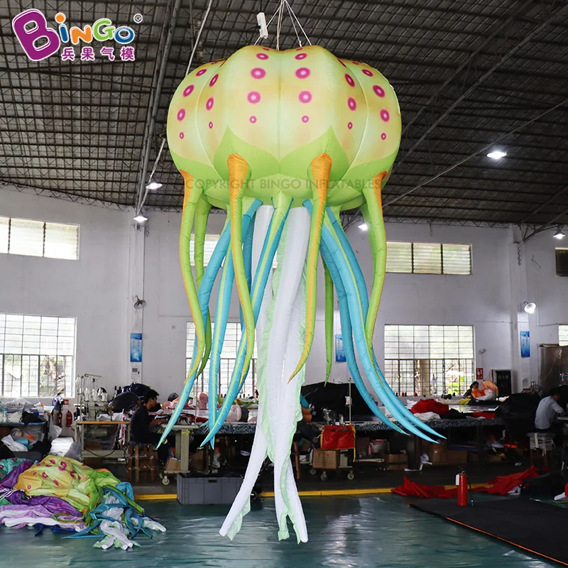 Various Styles Available 3 Meters High Inflatable LED Jellyfish Lamp Jellyfish Light Party Decoration